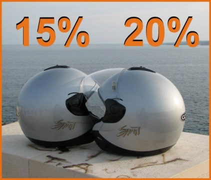 15% discount (5-7days), 20% discount for rents longer than 7 days