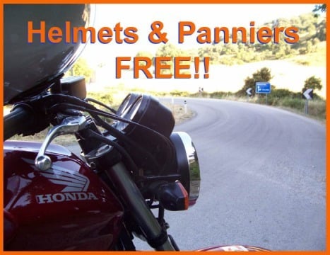 8th rental day free and panniers&helmets inclusive!