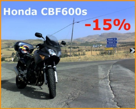 Sconto del 15% per la Honda CBF600s