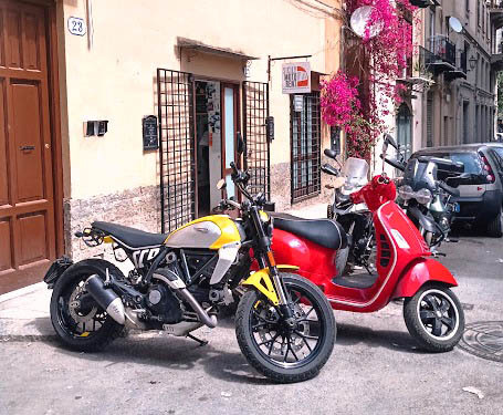 l'estate, la Sicilia in moto